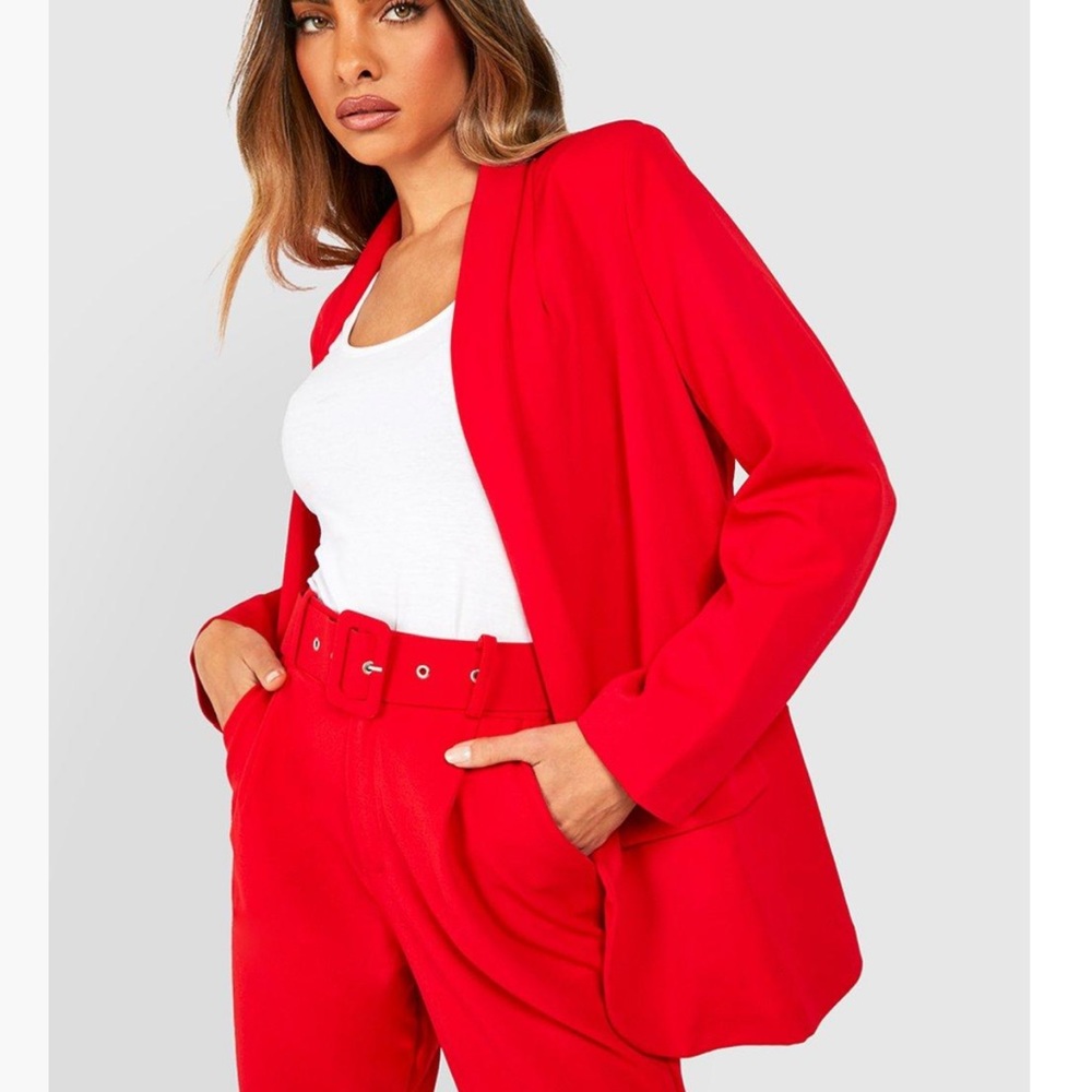 Red blazer